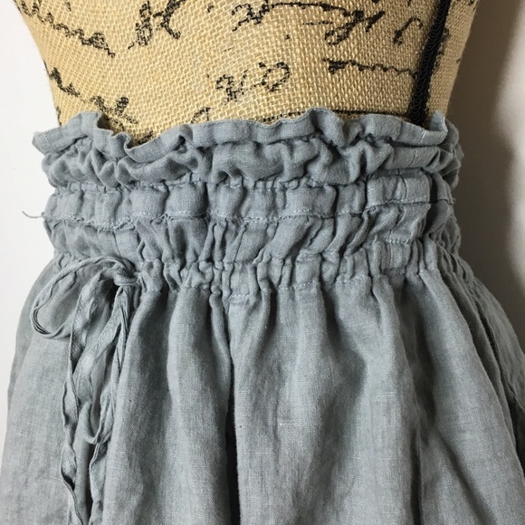 CP Shades Linen Skater Skirt - Picture 3 of 7